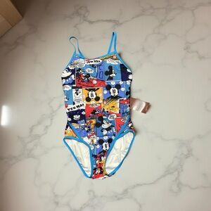 Gucci Mickey Mouse Print One Piece - bathing suit